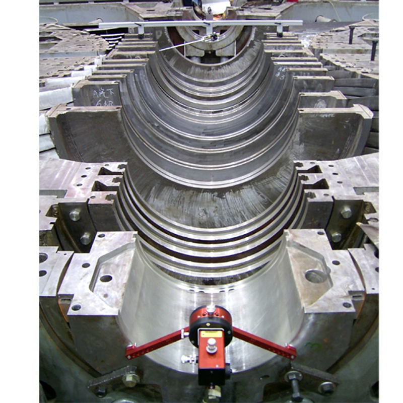 大型汽輪機(jī)隔板洼窩中心測(cè)量分析